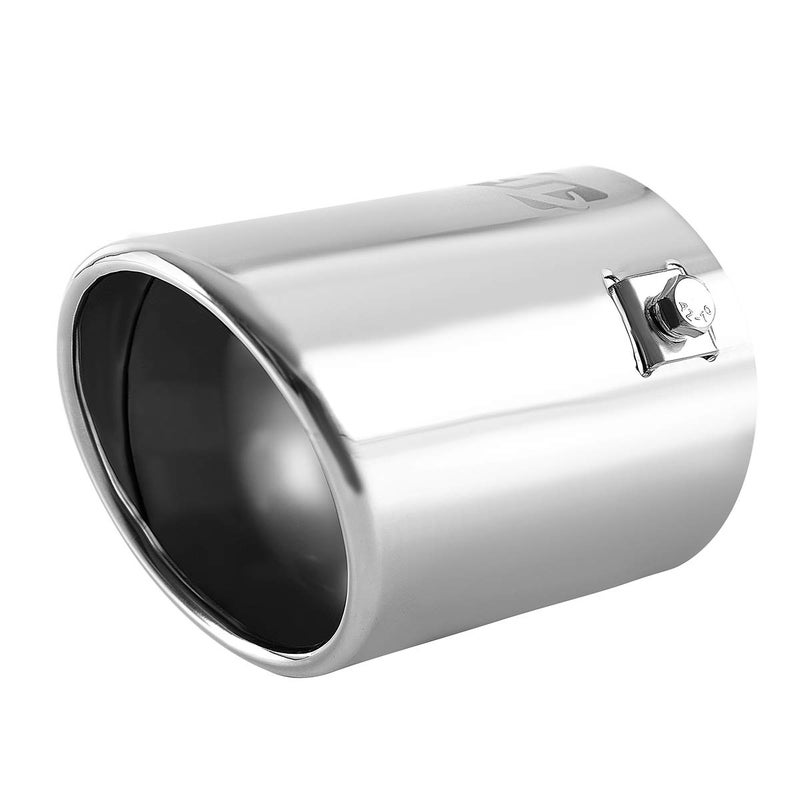 Tritrust Exhaust tip - to Fit 1.75 to 2.5 Inch Exhaust Tail Pipe Diameter- Stainless Steel to give Chrome Effect - Car Muffler Tips - Image 1